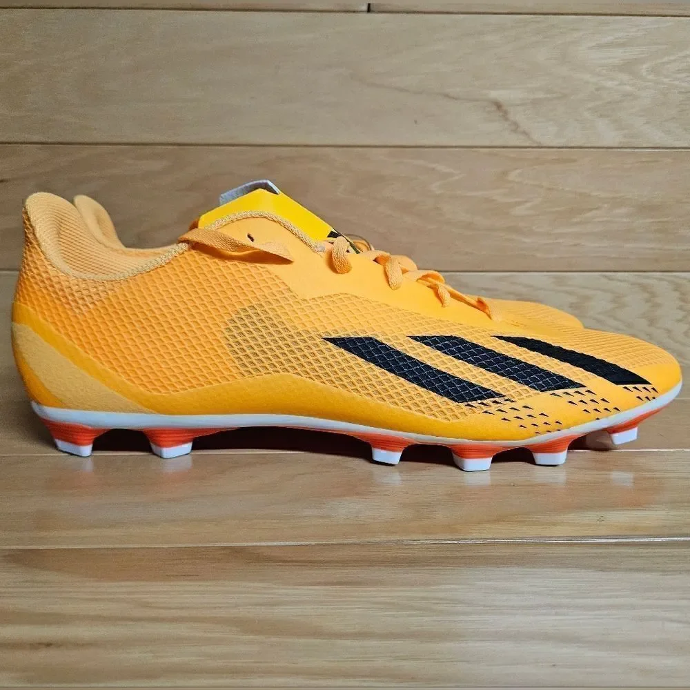Adidas Men's X Speedportal. 4 FxG Size 13 Orange Black Soccer Cleats GZ2460